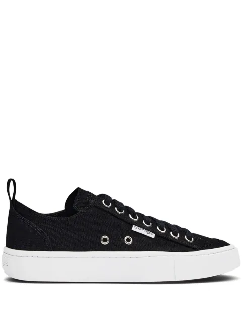 Courrèges Canvas 01 lace-up sneakers Black 224SSN027CO0105
