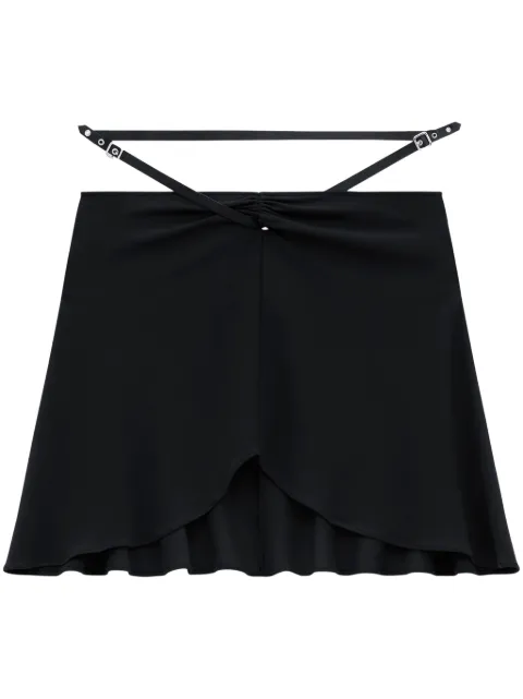 Courrèges Ellipse mini skirt Black 224JJU148JS0066