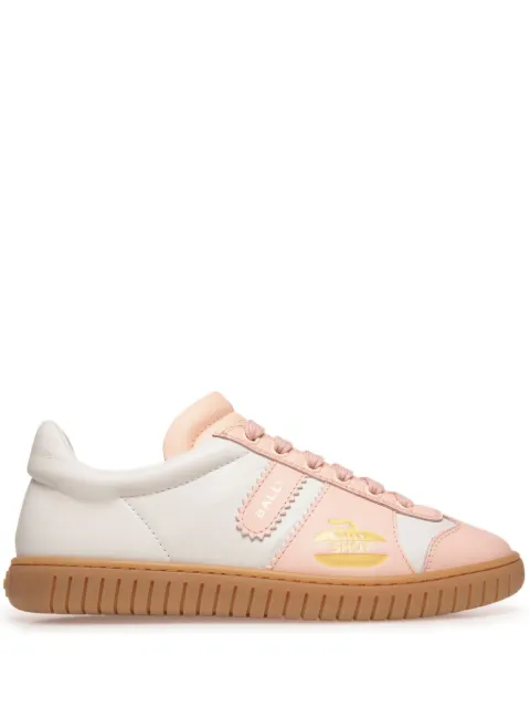 Bally Player curling-motif leather trainers White WK007PVT013