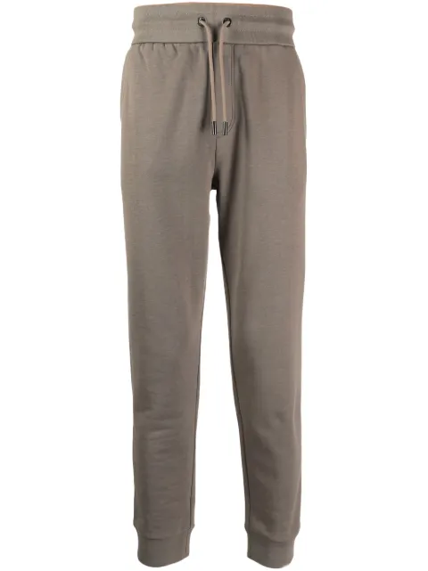 BOSS drawstring-waist cotton-blend track pants Brown 50500226