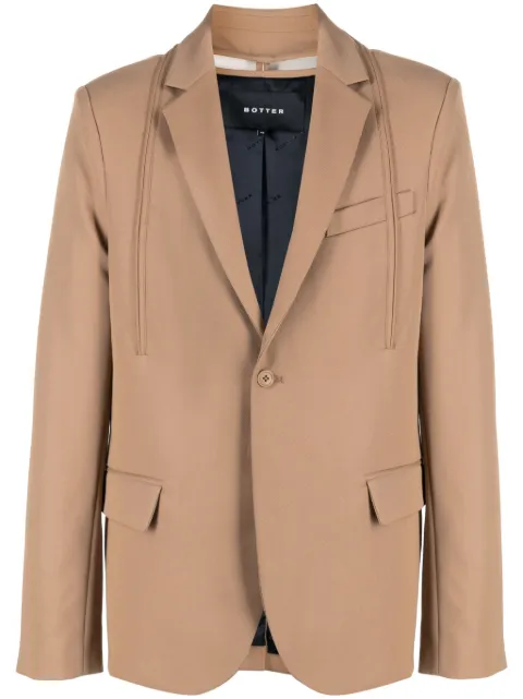 Botter single-breasted blazer Brown MN1021E