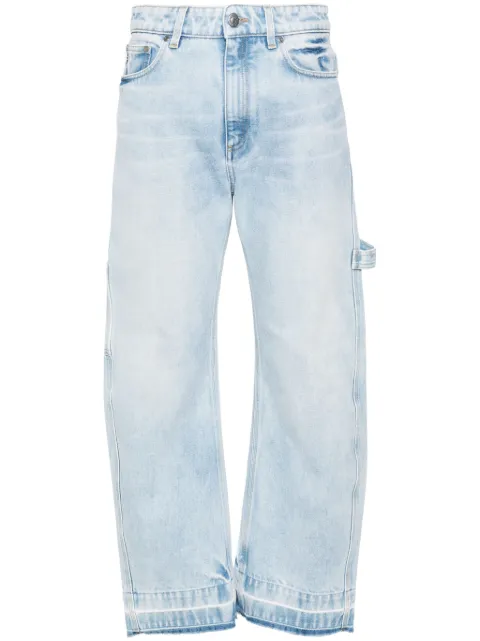 Stella McCartney mid-rise tapered-leg jeans Blue 6D02433SPH62