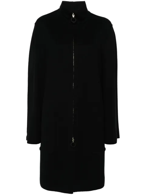 Giorgio Armani long-sleeve cardi-coat Black 6RAL52AJBZZ