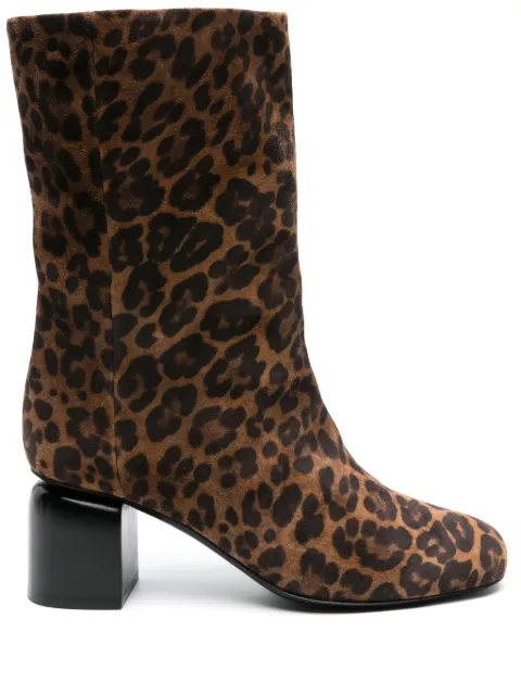 Pierre Hardy Biba 70mm leopard-print boots Brown ABD01