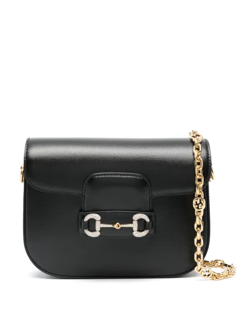 Gucci mini Horsebit 1955 shoulder bag Black 675801AACSV