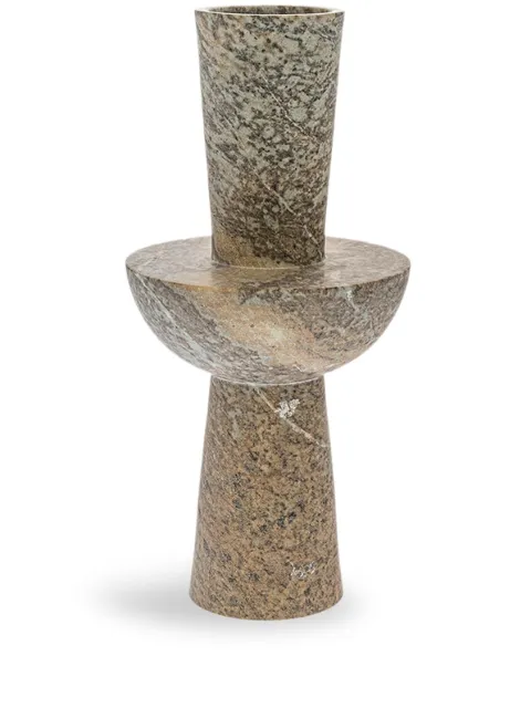 Gardeco Totem 03 stone vase Brown TAATVASPS03