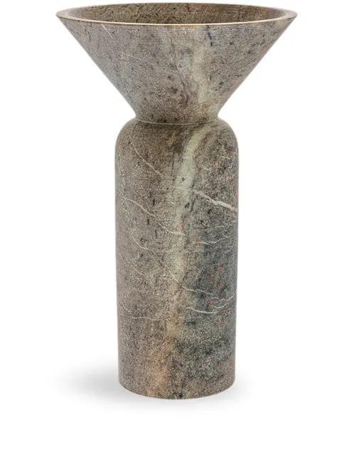 Gardeco Totem 04 stone vase Brown TAATVASPS04