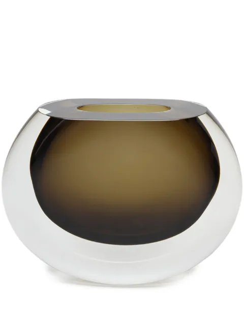 Gardeco 92 curved-corners glass vase Yellow CDO18458