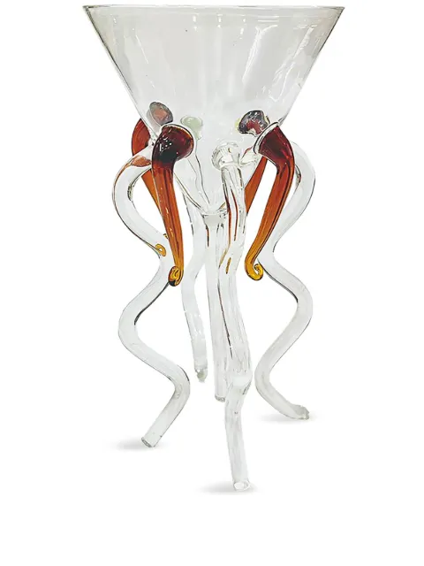 Les-Ottomans Medusa glass cup White GIN01