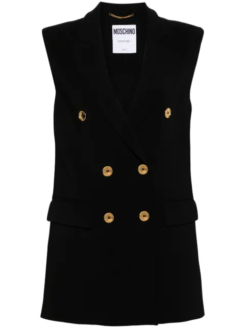 Moschino blazer-style gilet Black A05260525