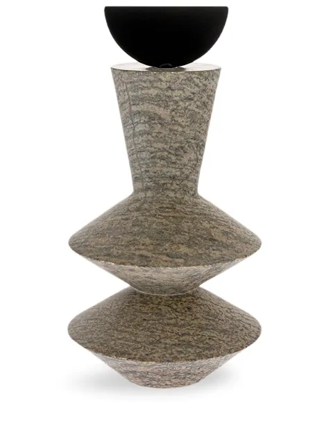 Gardeco Constantin Totem 3 stone sculpture Brown TAATTOTPS03