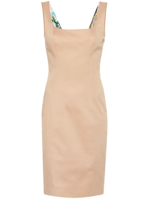 Moschino horoscope-panelled mini dress Neutrals A04020530