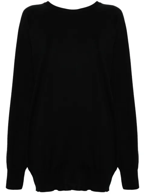 Moschino chain-link padlock-detail jumper Black J09030500