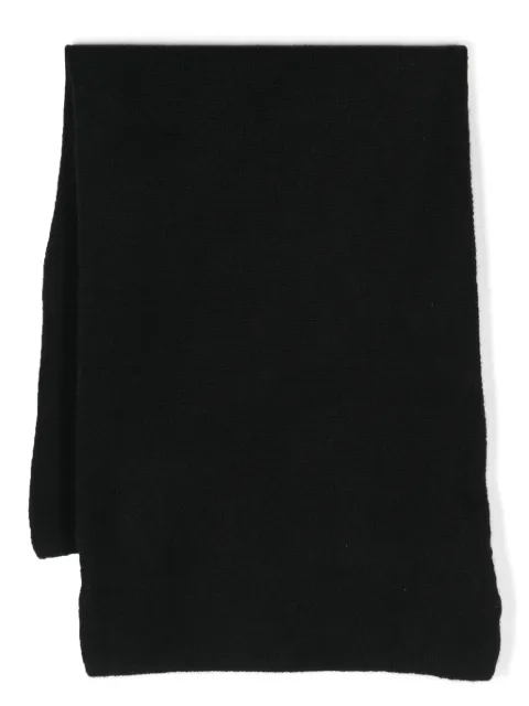 Dell'oglio wraparound cashmere scarf Black 98CASHMERE