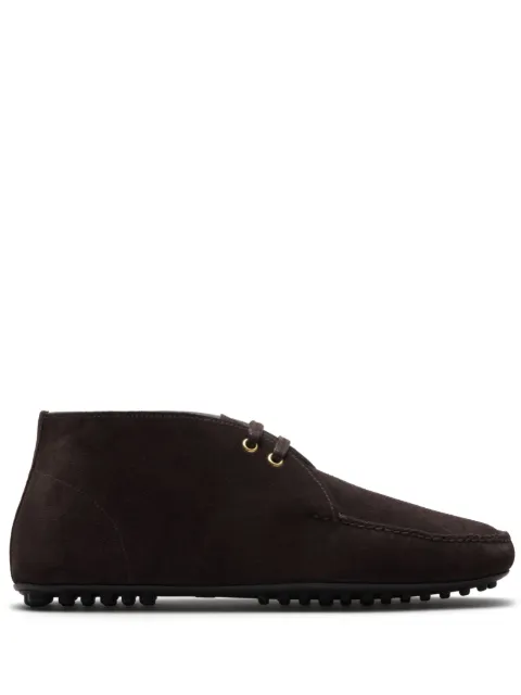 Car Shoe suede driving boots Brown KUT603F024LVA