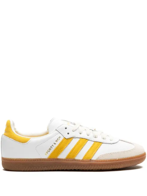 adidas Samba OG "SPORTY & RICH - White Bold Gold" sneakers White IF5661