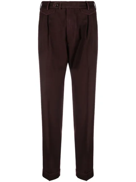 Dell'oglio Mario mid-rise trousers Red MARIOFL2692