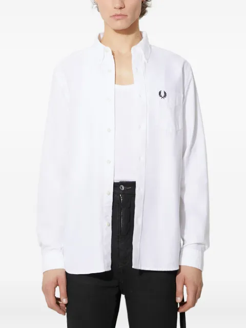 Fred Perry cotton shirt White M5516