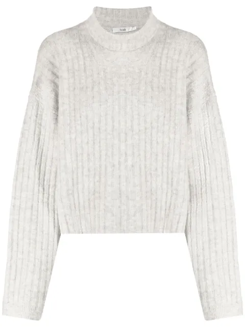 b+ab high-neck drop-shoulder jumper Grey 3W369AI