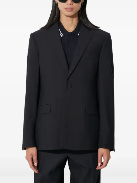 424 single-button blazer Blue 35424G02236502