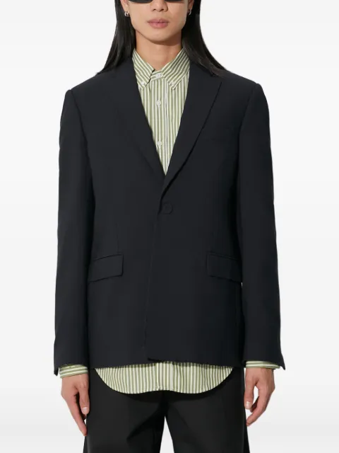424 single-button blazer Blue 35424G02C236502