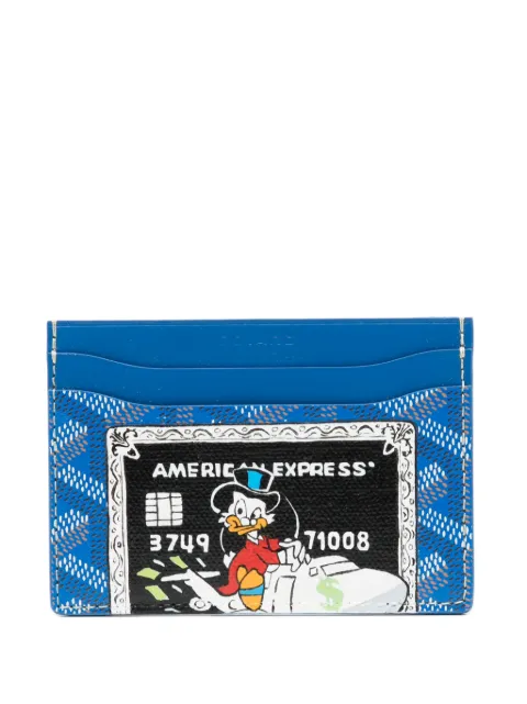Goyard Pre-Owned pre-owned Scrooge Mcduck-print Saint Sulpice card holder Multicolour DPJGOYWAL7573