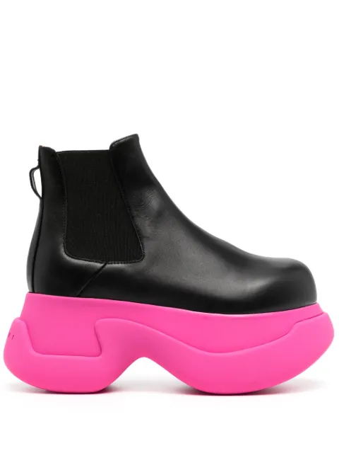 Marni Aras 70mm leather boots Black TCMS009708P5088