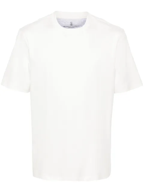 Brunello Cucinelli crew-neck cotton T-shirt White M0B131308
