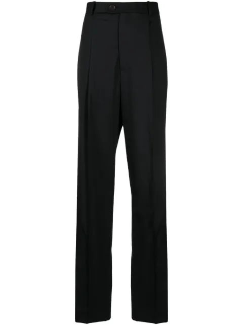 Peter Do pressed-crease tailored trousers Black PDSS23U177WV001