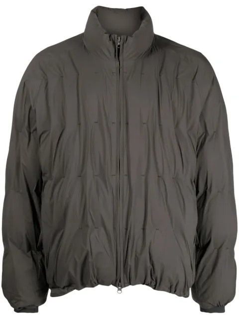 Post Archive Faction decorative-stitching puffer jacket Green 51ODRBR