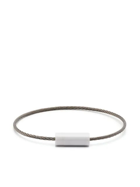 Le Gramme Le 5g cable bracelet Silver LGCCBBR05105
