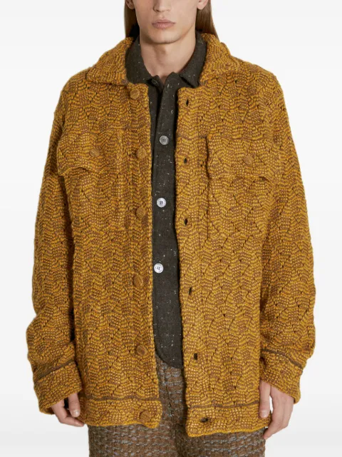 Isa Boulder Puzzle jacket Orange AW23TP21