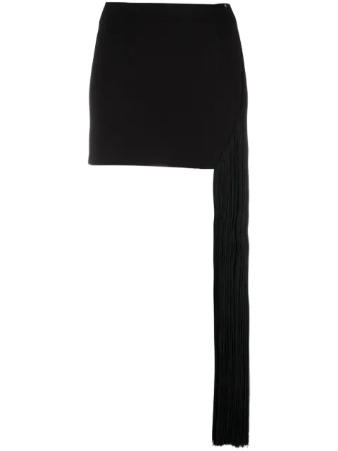 NISSA drape-detail miniskirt Black F14458