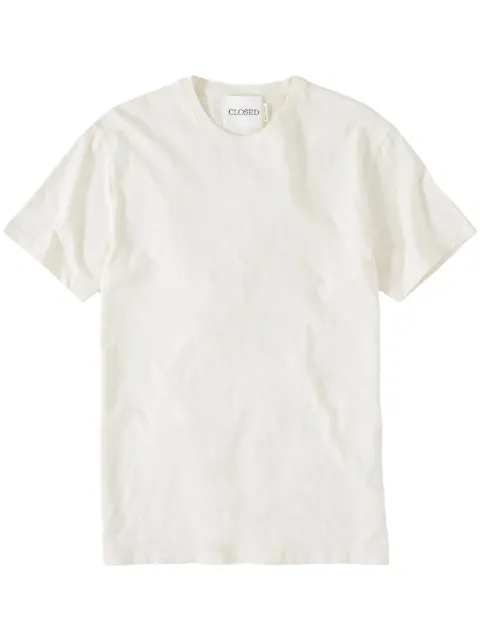 Closed short-sleeve organic-cotton T-shirt White C8502645CEM