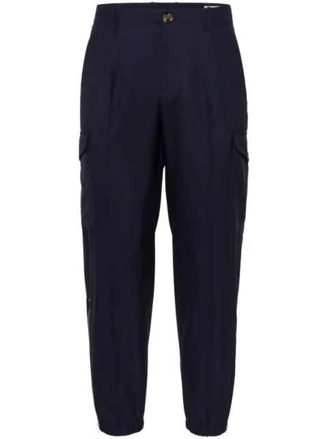 Brunello Cucinelli cropped cargo trousers Blue MB407H0640C005