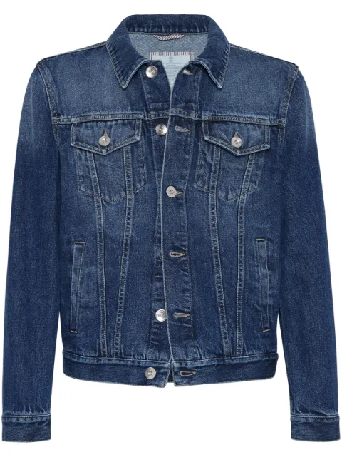 Brunello Cucinelli button-up denim jacket Blue M074P6898C1487