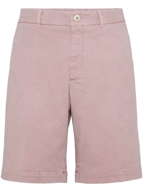 Brunello Cucinelli denim Bermuda shorts Pink M277PU0010C7405