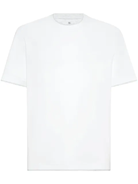 Brunello Cucinelli layered-detail T-shirt White M0B137427CW787
