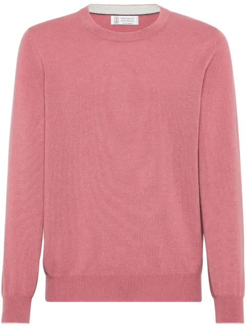 Brunello Cucinelli fine-knit cashmere jumper Red M2200100CRX14