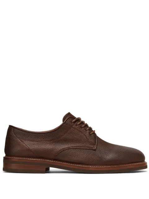 Brunello Cucinelli lace-up leather derby shoes Brown MZUCSLK771C8084