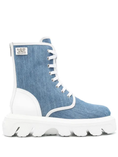 Casadei Generation C denim boots Blue 2R447X0401C2358