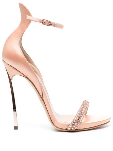 Casadei Cappa Blade Stratosphere satin heeled pumps Pink 1L172W120MC2294