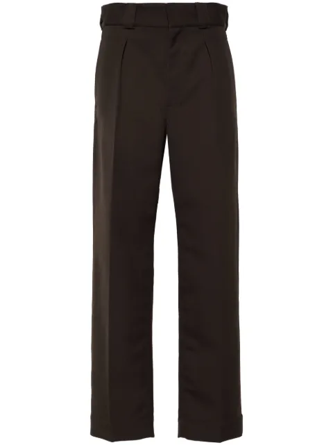 LEMAIRE straight-leg tailored trousers Brown PA1065LF483