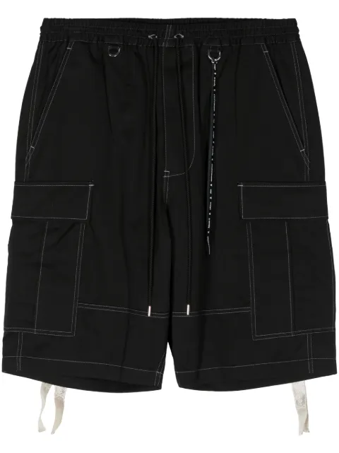 Mastermind Japan skull-print cargo shorts Black MJ24E12PA03721