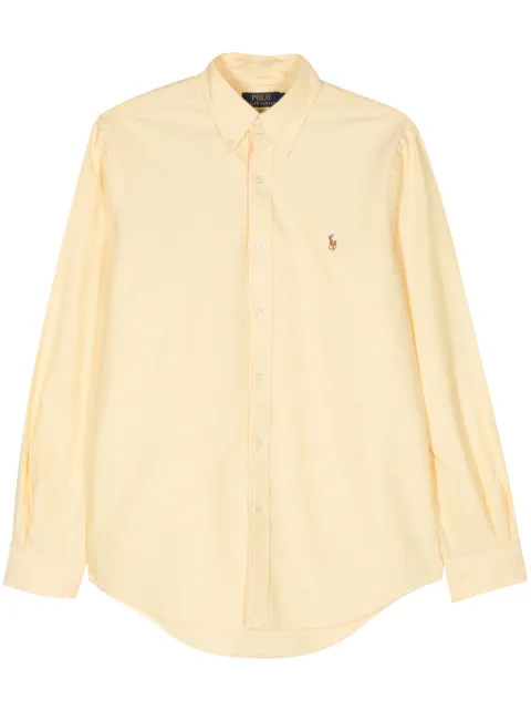 Polo Ralph Lauren Polo Pony-motif cotton shirt Yellow 710805562003