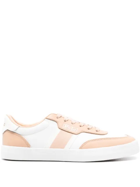 Polo Ralph Lauren Court logo-debossed sneakers Neutrals 804924747001