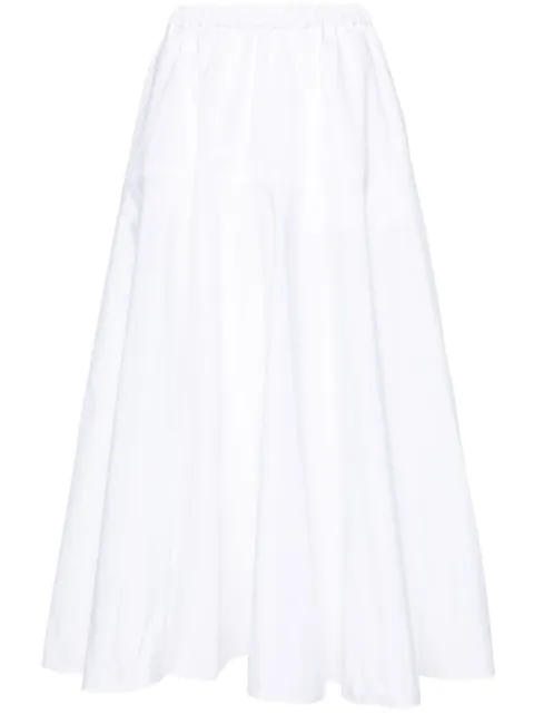Patou faille maxi skirt White SK0580011001W