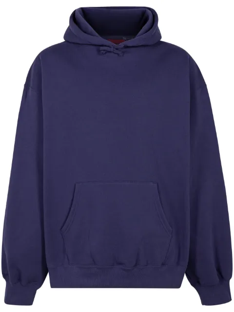 Supreme satin appliqué "FW23 - Washed Navy" hoodie Blue SU100081