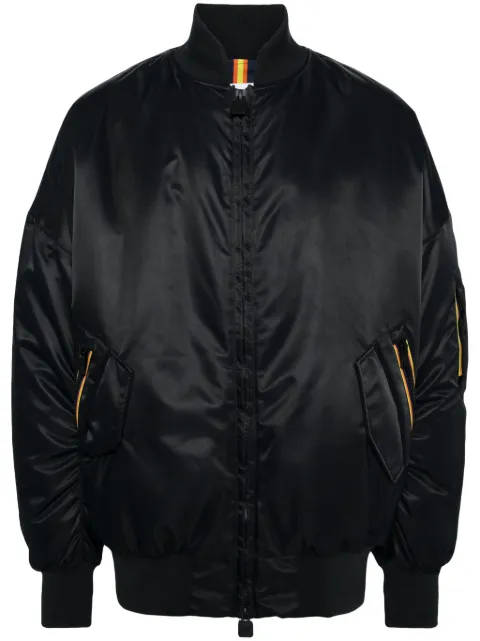 K-Way Londony satin-finish bomber jacket Black K5125JW