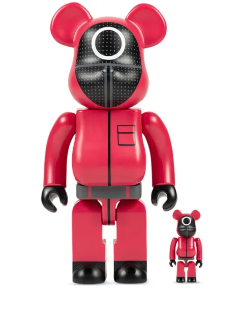 MEDICOM TOY x Squid Game Guard "Circle" BE@RBRICK 100% and 400% figure set Pink MEDI2979